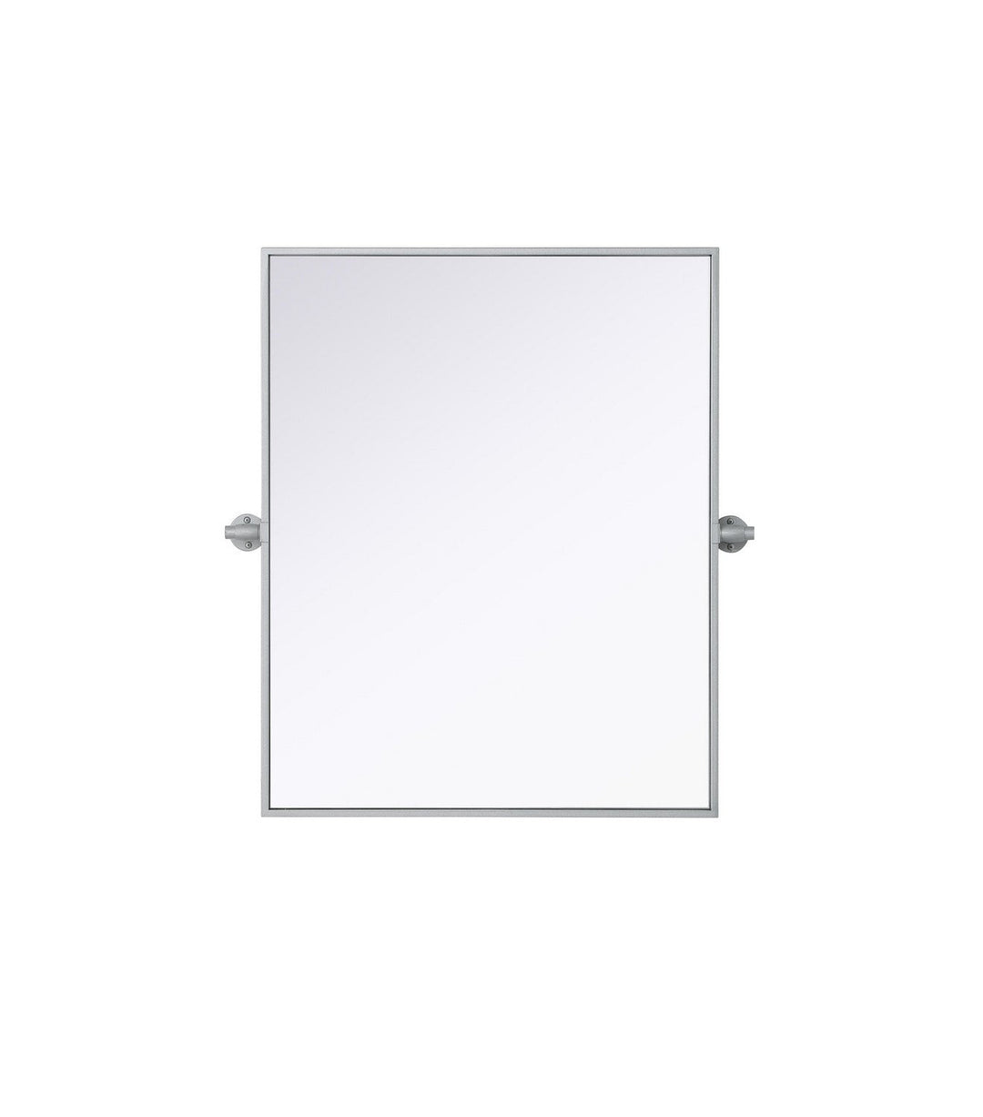 Amoura Mirror in Silver Elegant Lighting