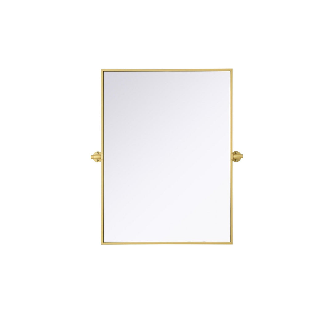 Amoura Mirror in Brass Elegant Lighting