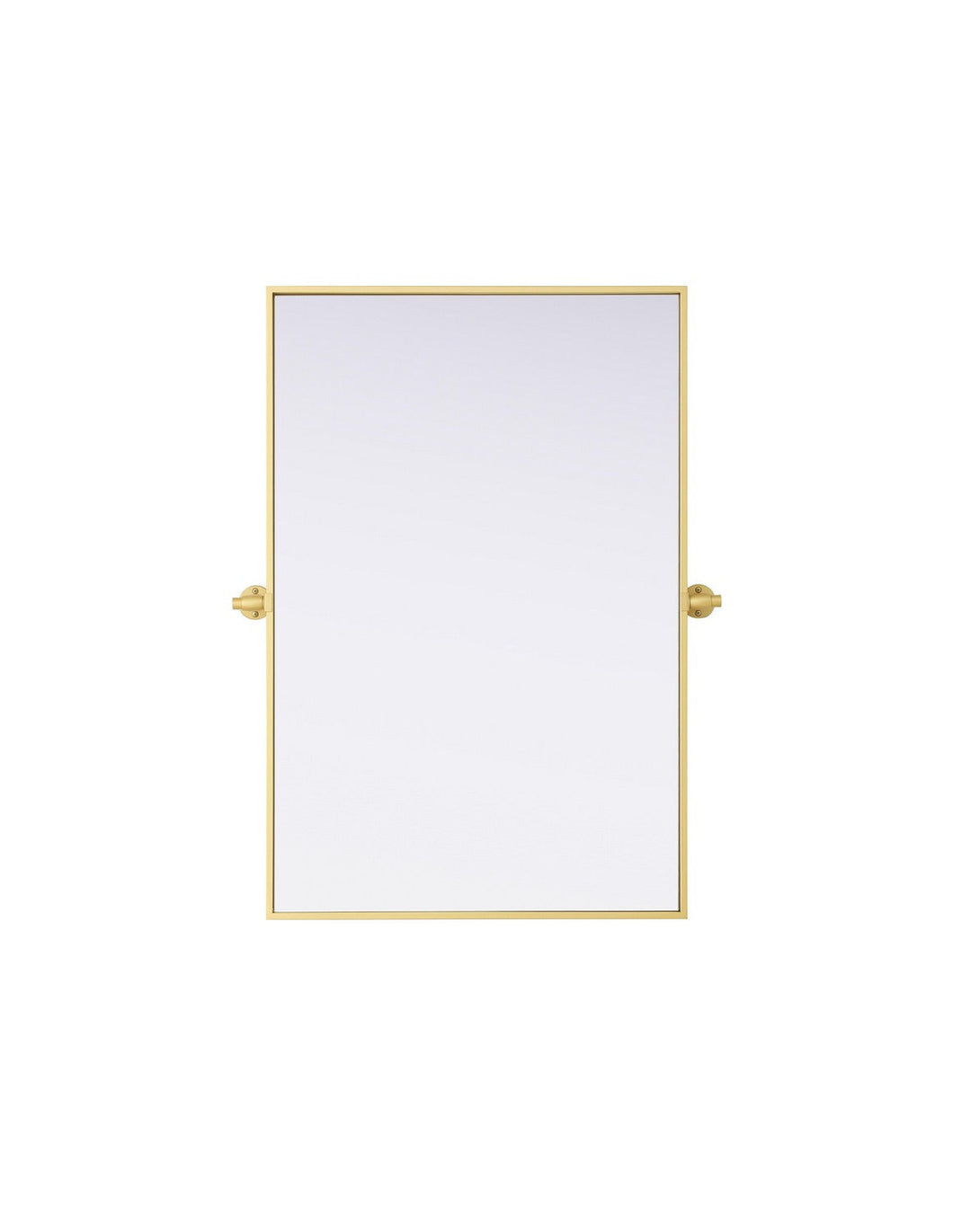 Amoura Mirror in Brass Elegant Lighting