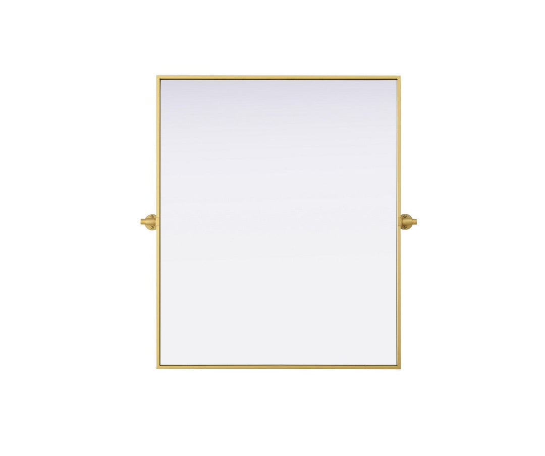 Amoura Mirror in Brass Elegant Lighting