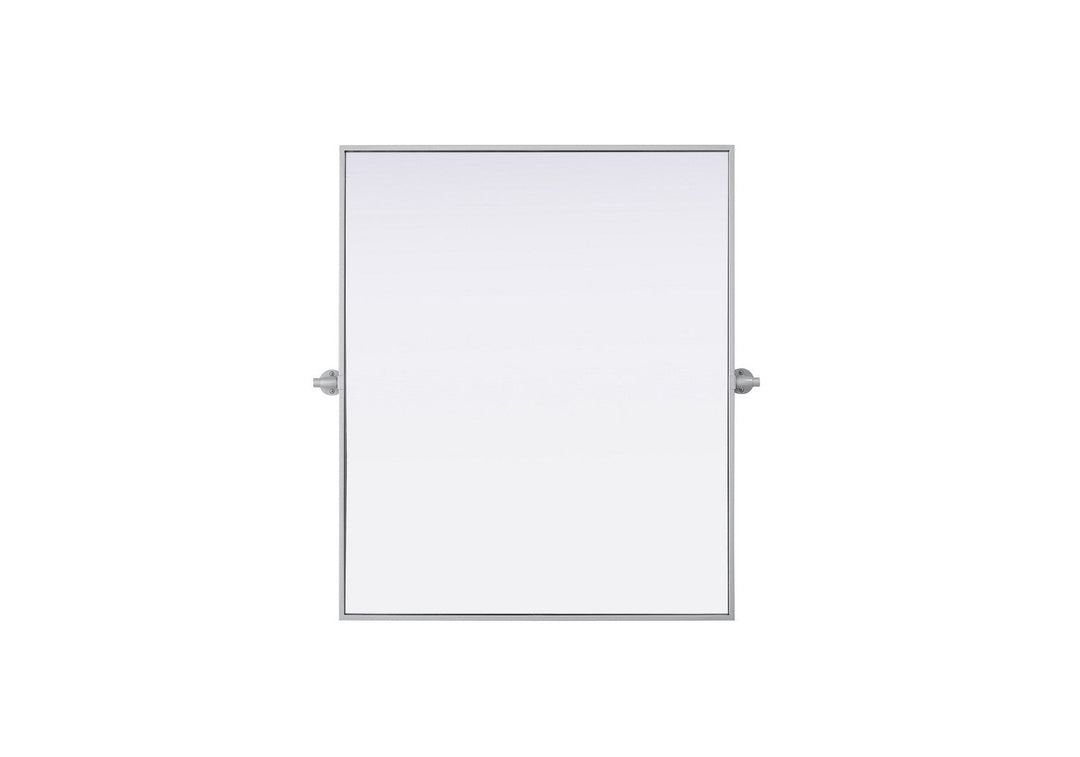Amoura Mirror in Silver Elegant Lighting