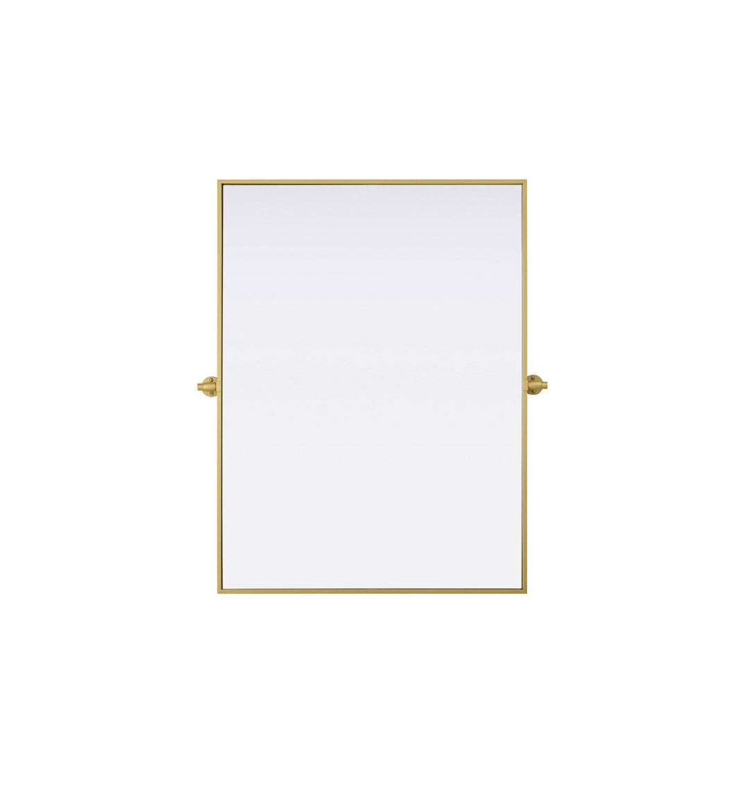 Amoura Mirror in Brass Elegant Lighting