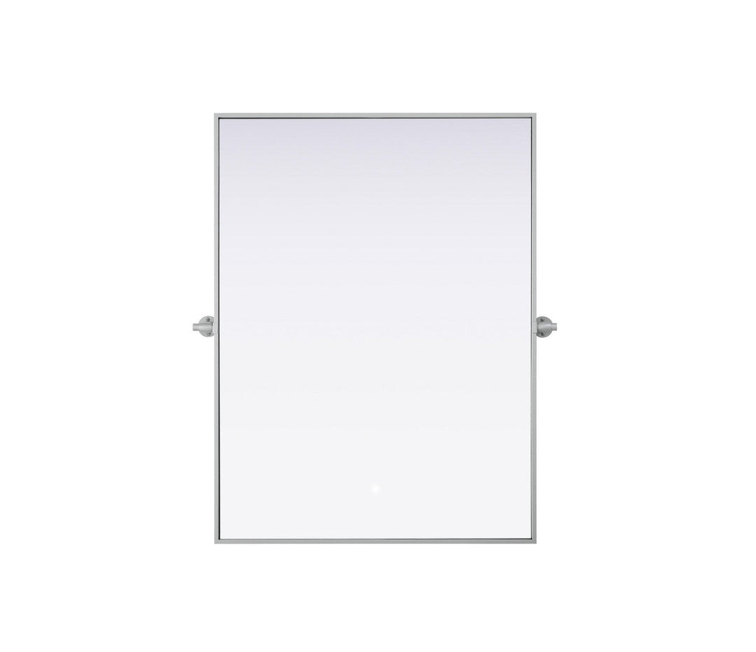 Amoura Mirror in Silver Elegant Lighting