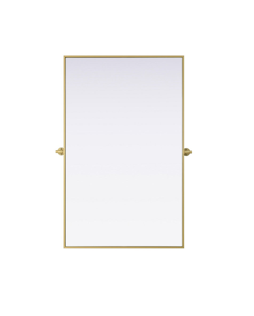 Amoura Mirror in Brass Elegant Lighting