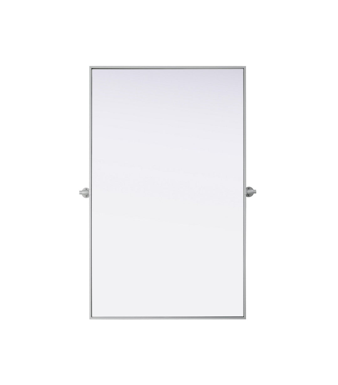 Amoura Mirror in Silver Elegant Lighting