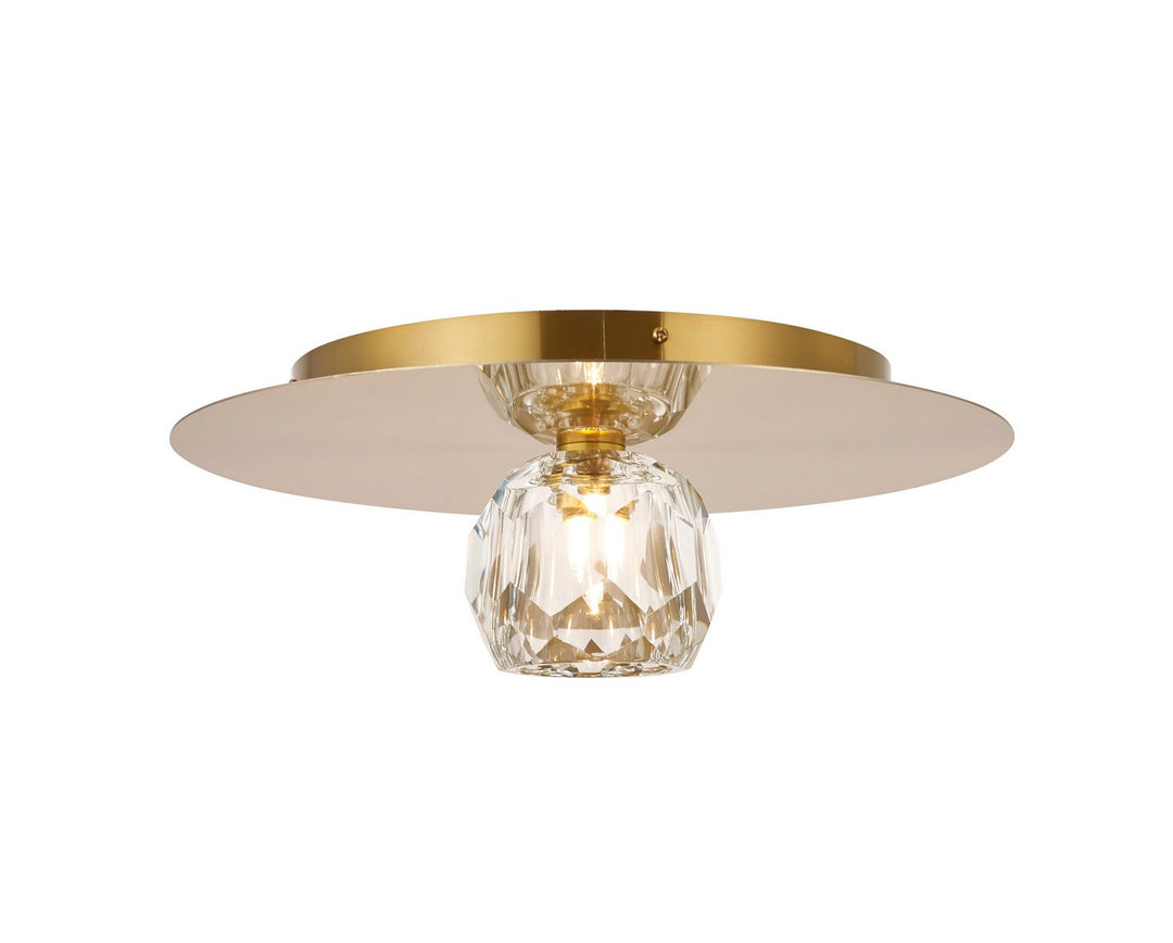 One Light Close to Ceiling in Antique Brass - available from The Lighting Shoppe, trusted by Canadian homeowners