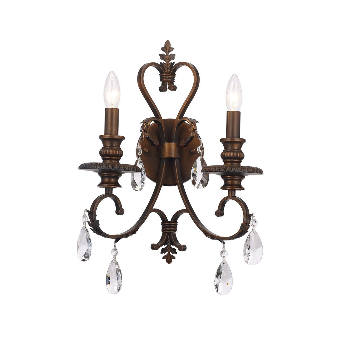 Two Light Wall Sconce in Brushed Copper - available from The Lighting Shoppe, trusted by Canadian homeowners