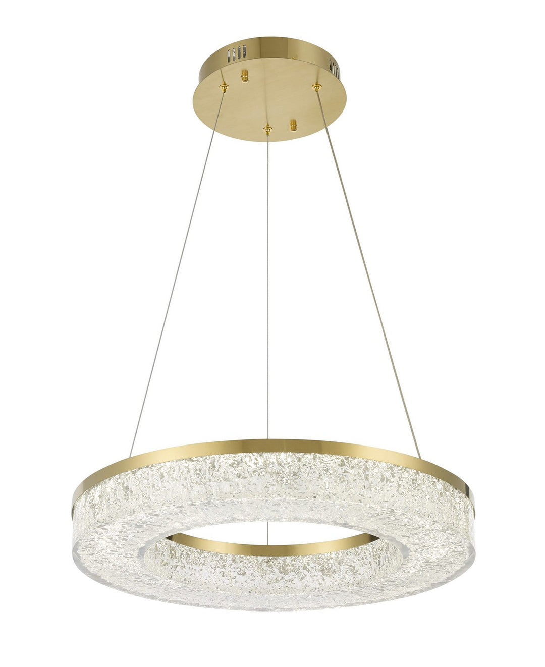 LED LED Chandelier in Brass - available from The Lighting Shoppe, trusted by Canadian homeowners
