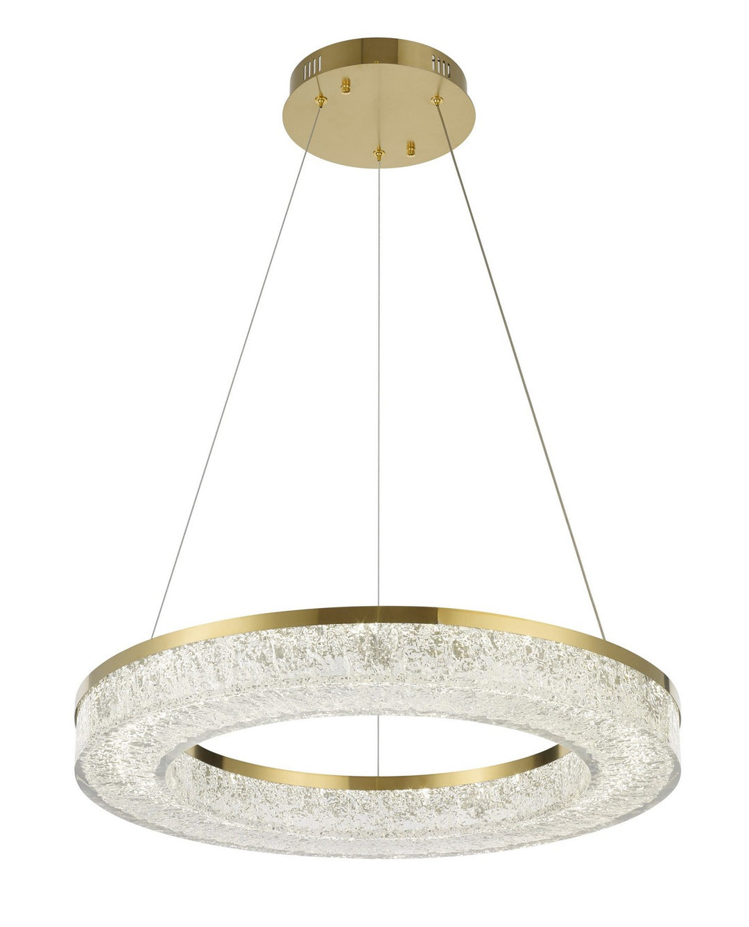 LED LED Chandelier in Brass - available from The Lighting Shoppe, trusted by Canadian homeowners