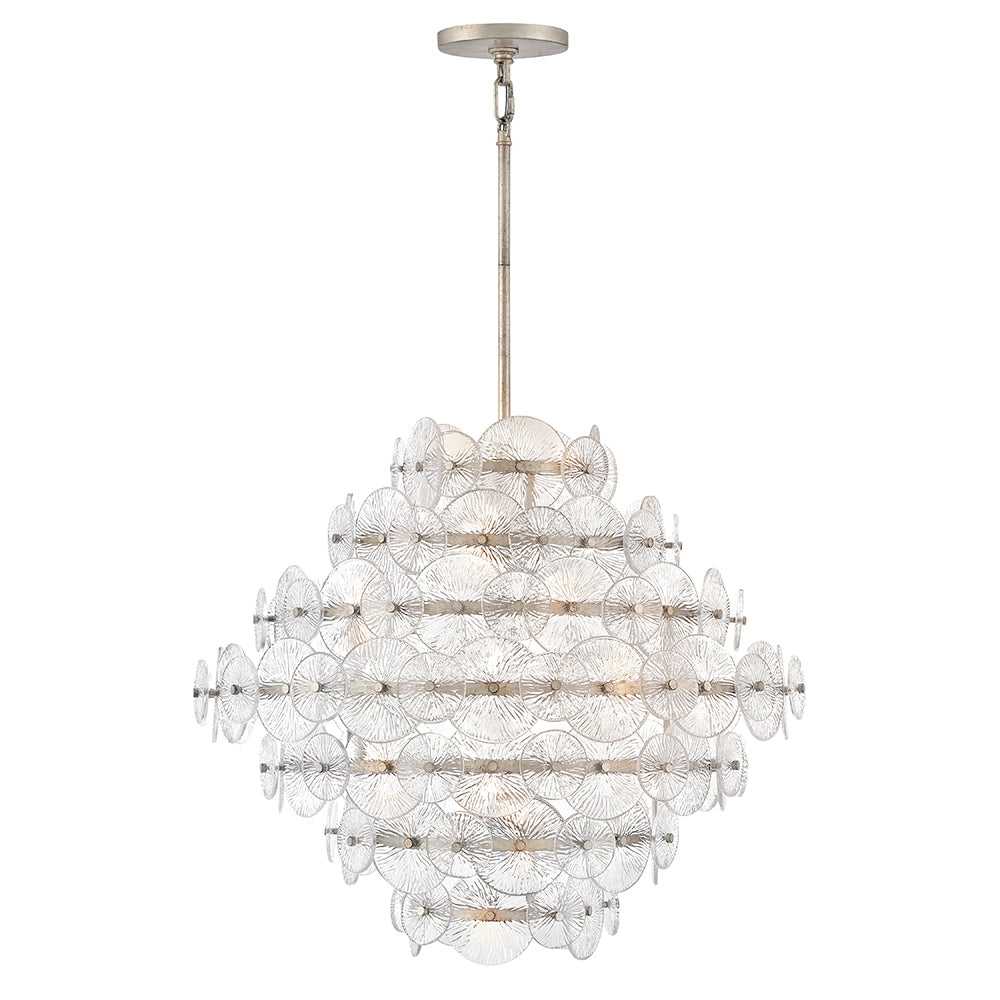 Rene LED Chandelier in Glacial - available from The Lighting Shoppe, trusted by Canadian homeowners