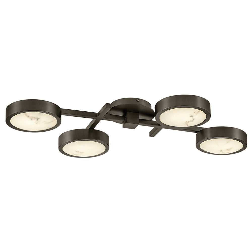 Cava LED Flush Mount in Black Oxide - available from The Lighting Shoppe, trusted by Canadian homeowners