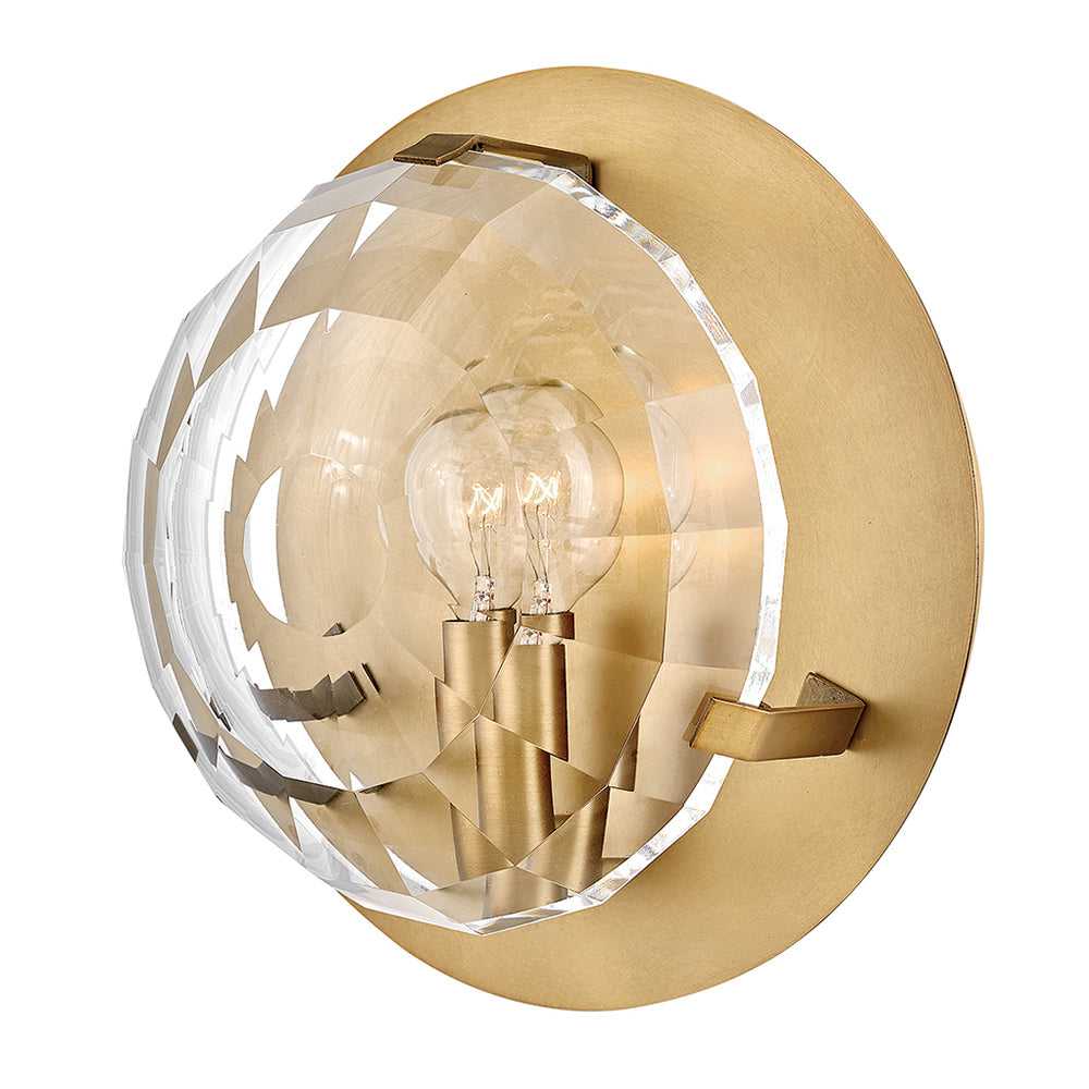 Nala LED Wall Sconce in Heritage Brass - available from The Lighting Shoppe, trusted by Canadian homeowners
