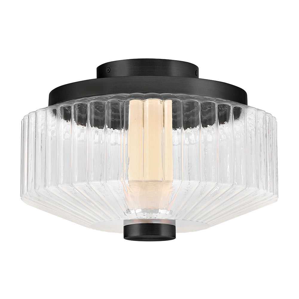 Reign LED Flush Mount in Black - available from The Lighting Shoppe, trusted by Canadian homeowners