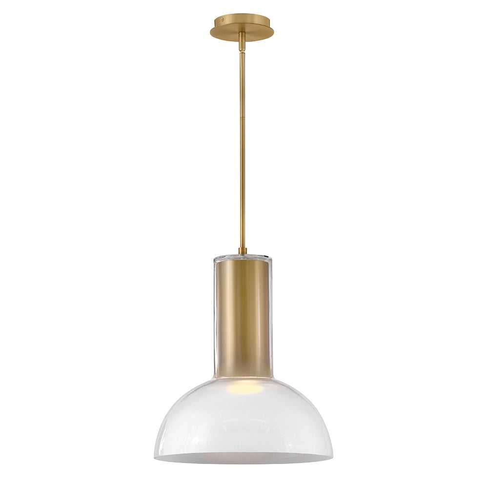 Ombra LED Pendant in Lacquered Brass - available from The Lighting Shoppe, trusted by Canadian homeowners