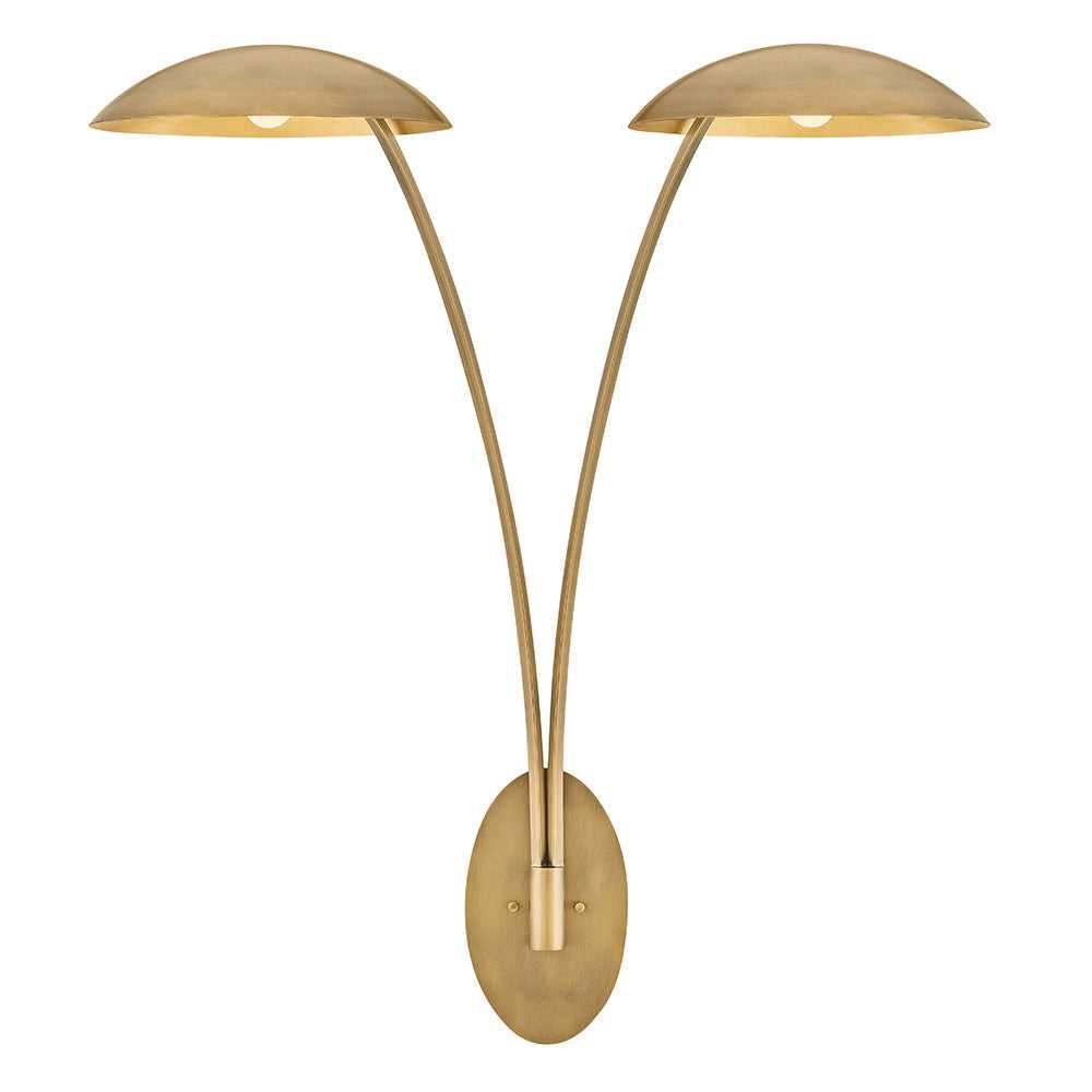 Glenn LED Wall Sconce in Heritage Brass - available from The Lighting Shoppe, trusted by Canadian homeowners