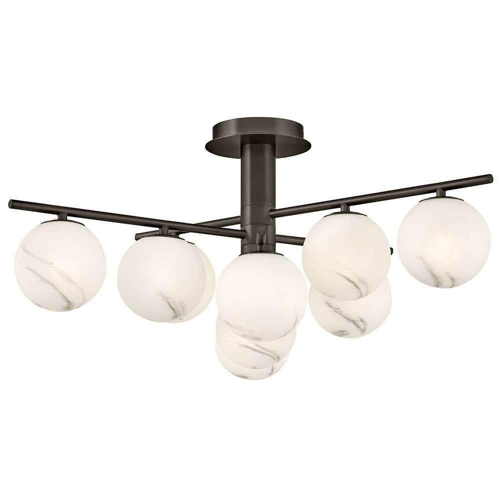 Selene LED Semi-Flush Mount in Black Oxide - available from The Lighting Shoppe, trusted by Canadian homeowners