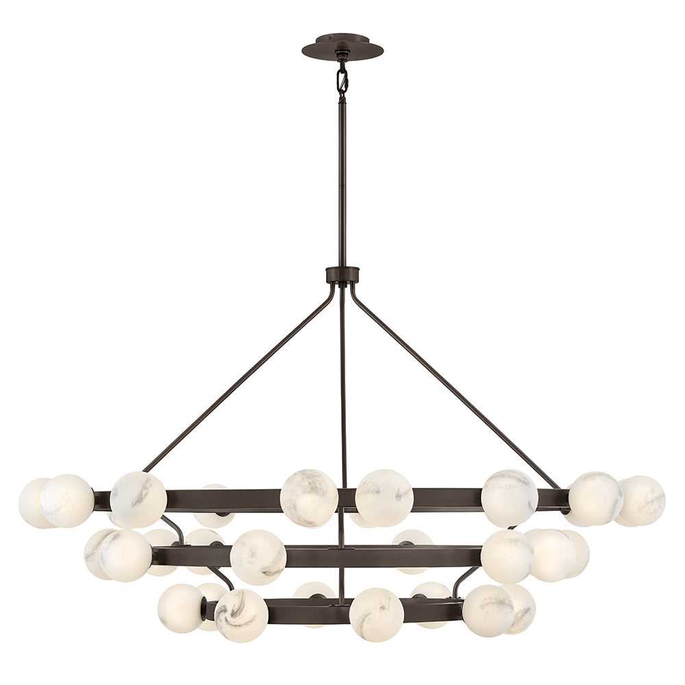 Selene LED Chandelier in Black Oxide - available from The Lighting Shoppe, trusted by Canadian homeowners