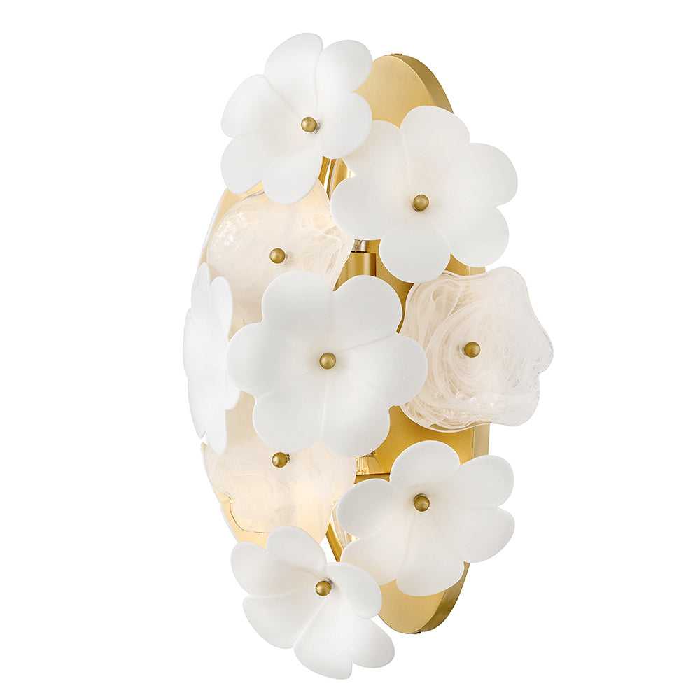 Marianne LED Wall Sconce in Deluxe Gold - available from The Lighting Shoppe, trusted by Canadian homeowners