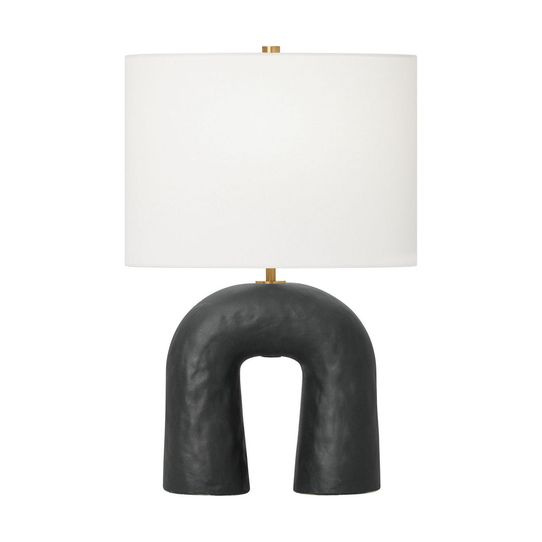 Visual Comfort Studio Canada - HT1081RBC1 - One Light Table Lamp - Aura - Rough Black Ceramic