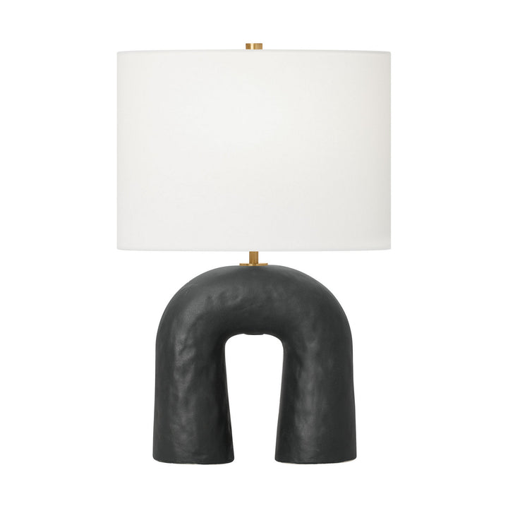 Visual Comfort Studio Canada - HT1081RBC1 - One Light Table Lamp - Aura - Rough Black Ceramic