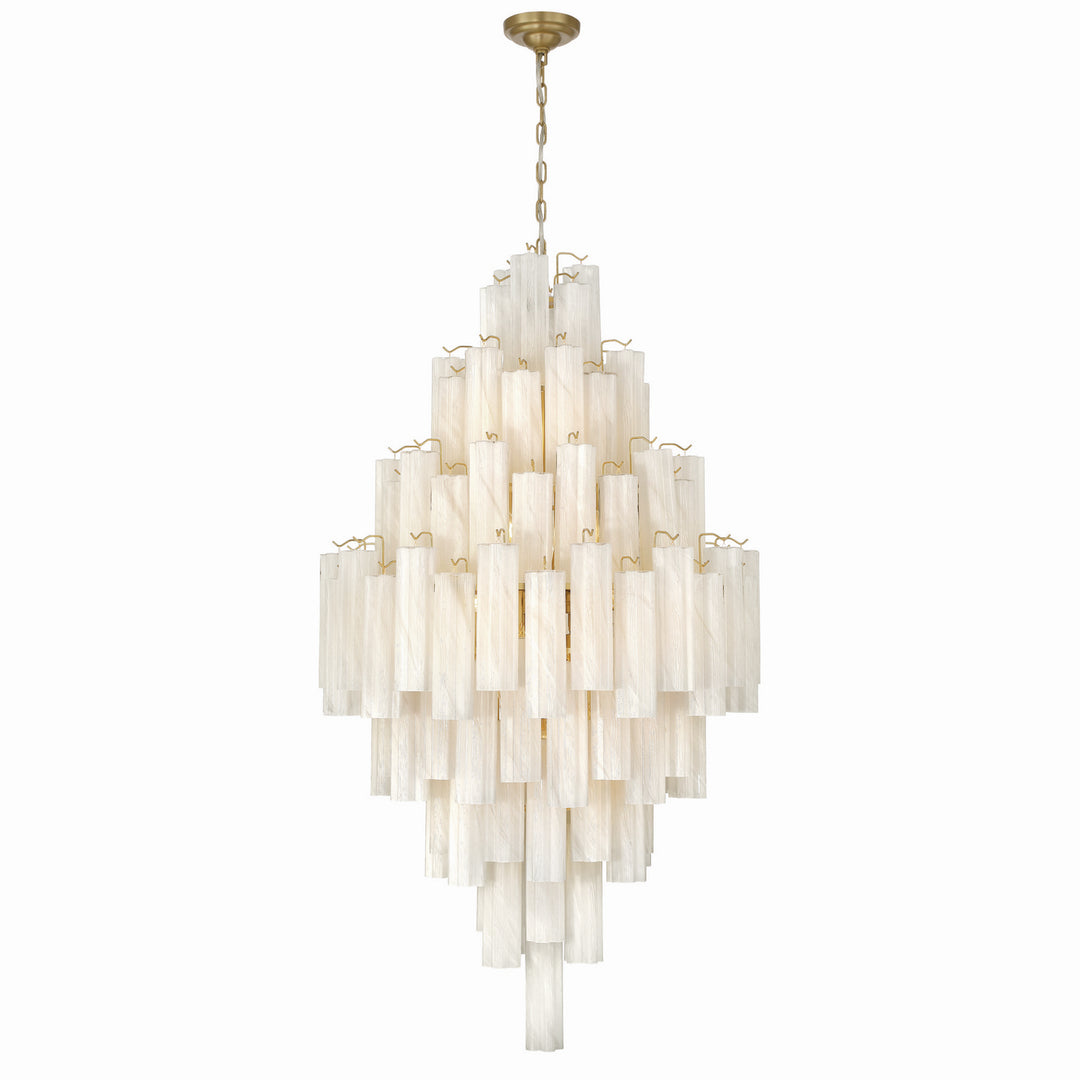 Artcraft Canada - AC12104WH - 29 Light Foyer Pendant - Sophia - Brushed Brass