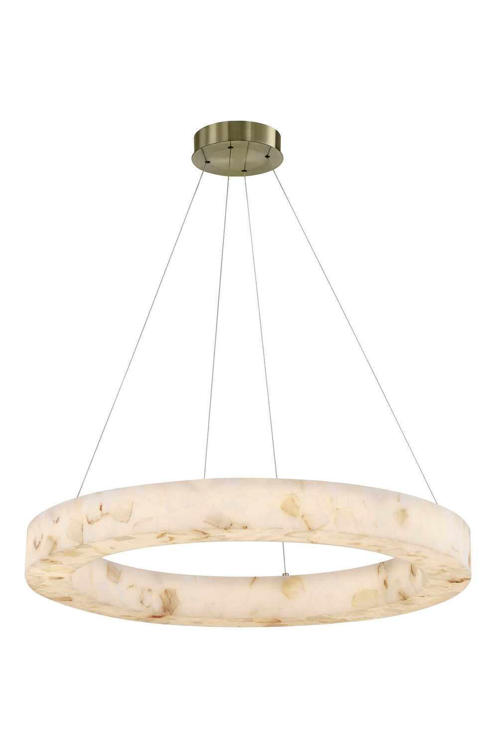 LumenAria LED Pendant in Brushed Brass Justice Designs