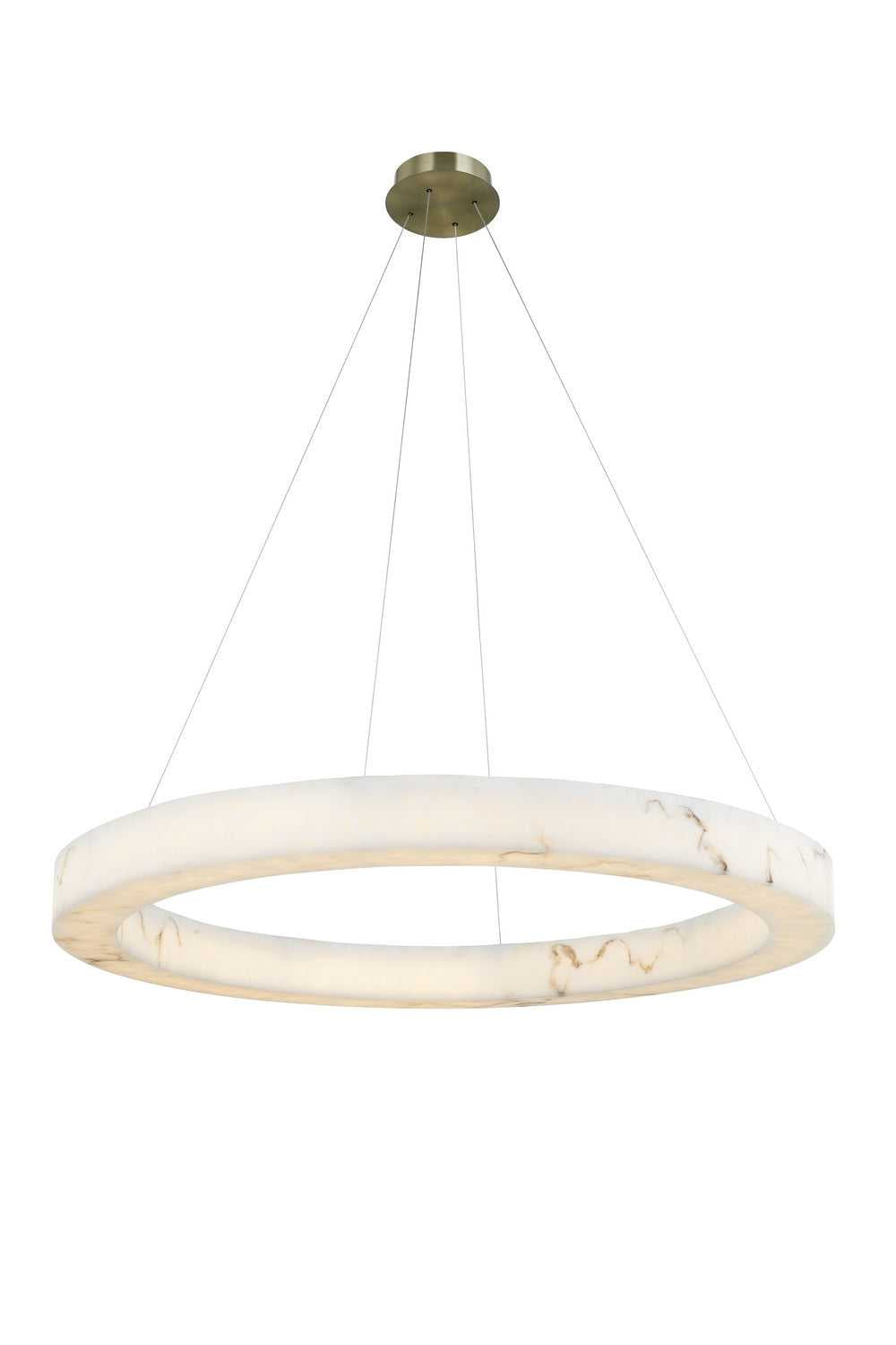 LumenAria LED Pendant in Brushed Brass Justice Designs