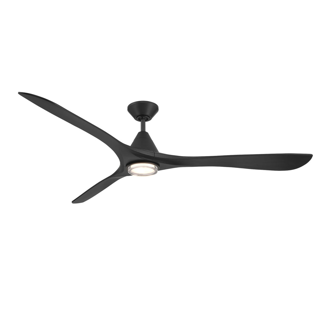 Modern Forms Fans Canada - FR-D2504-72L-MB - 72"Ceiling Fan - Carve - Matte Black