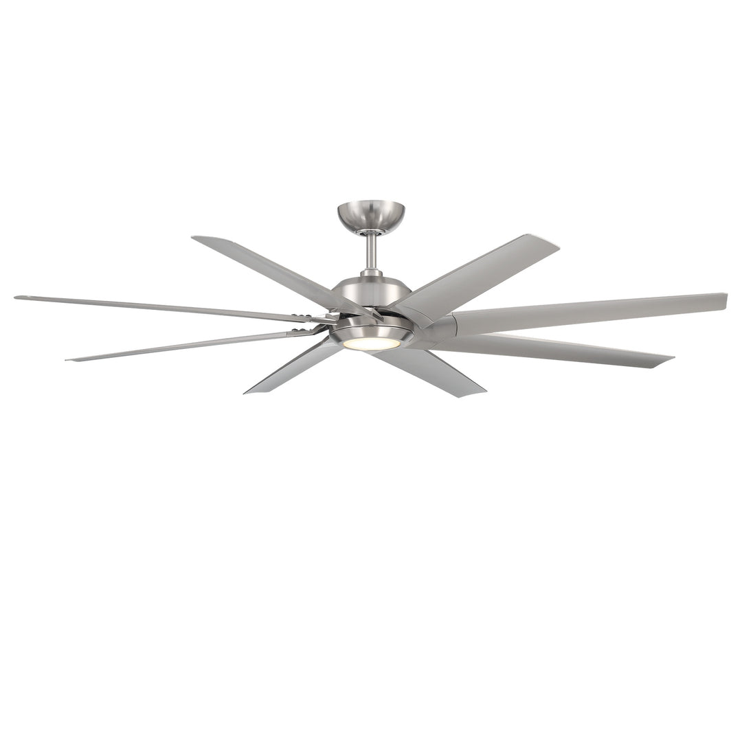 Modern Forms Fans Canada - FR-W2301-70L-35-BN - 70"Ceiling Fan - Roboto Xl - Brushed Nickel