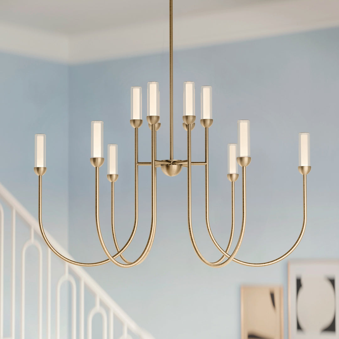 Kichler Canada - 52759CPZLED - LED Chandelier - Moraine - Champagne Bronze