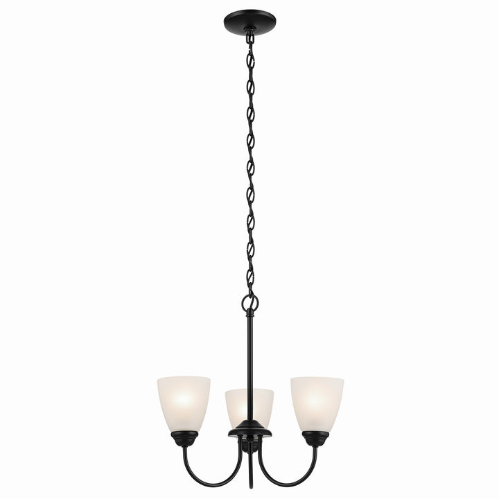 Kichler Canada - 43637BK - Three Light Mini Chandelier - Jolie - Black