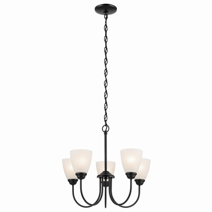 Kichler Canada - 43638BK - Five Light Chandelier - Jolie - Black