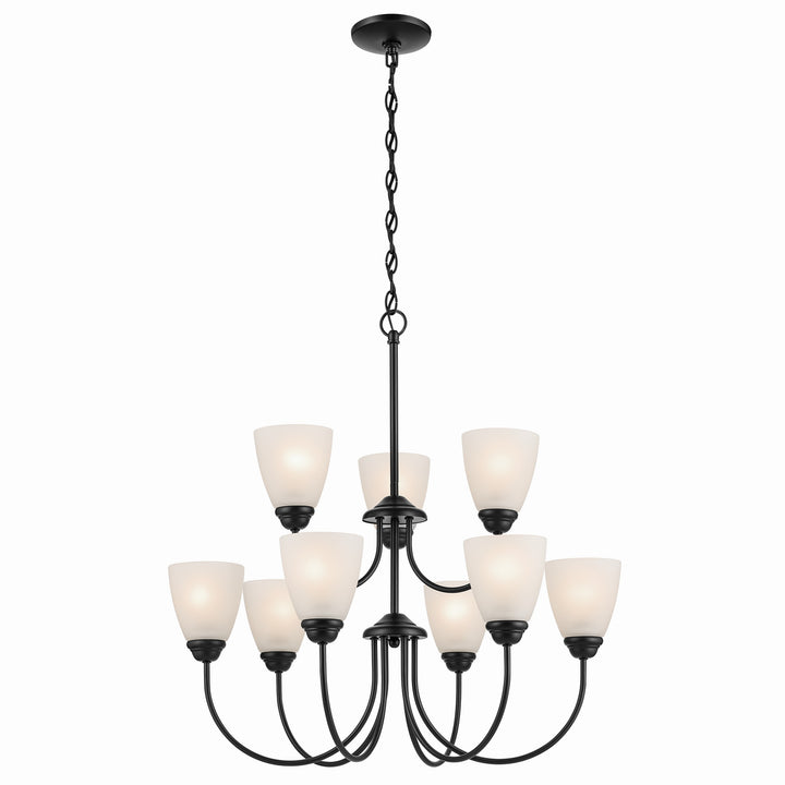 Kichler Canada - 43639BK - Nine Light Chandelier - Jolie - Black
