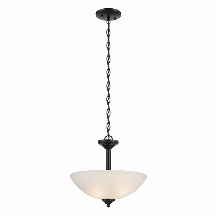 Kichler Canada - 43641BK - Two Light Pendant/Semi Flush - Jolie - Black