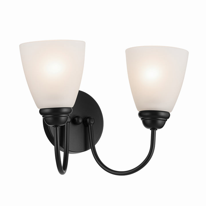 Kichler Canada - 45638BK - Two Light Bath - Jolie - Black