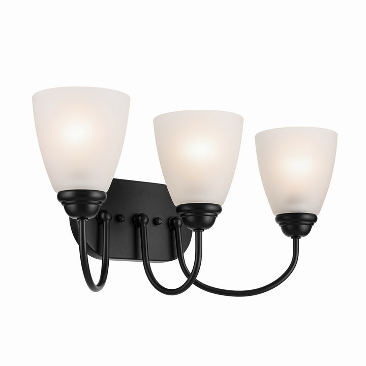 Kichler Canada - 45639BK - Three Light Bath - Jolie - Black