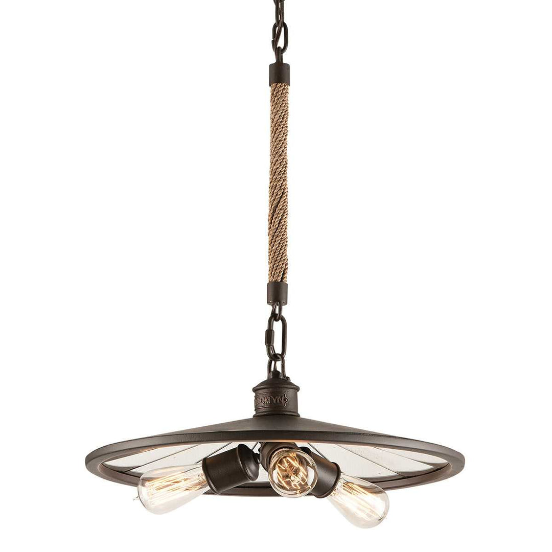 Troy Lighting Canada - F3145-HBZ - Three Light Pendant - Brooklyn - Heritage Bronze