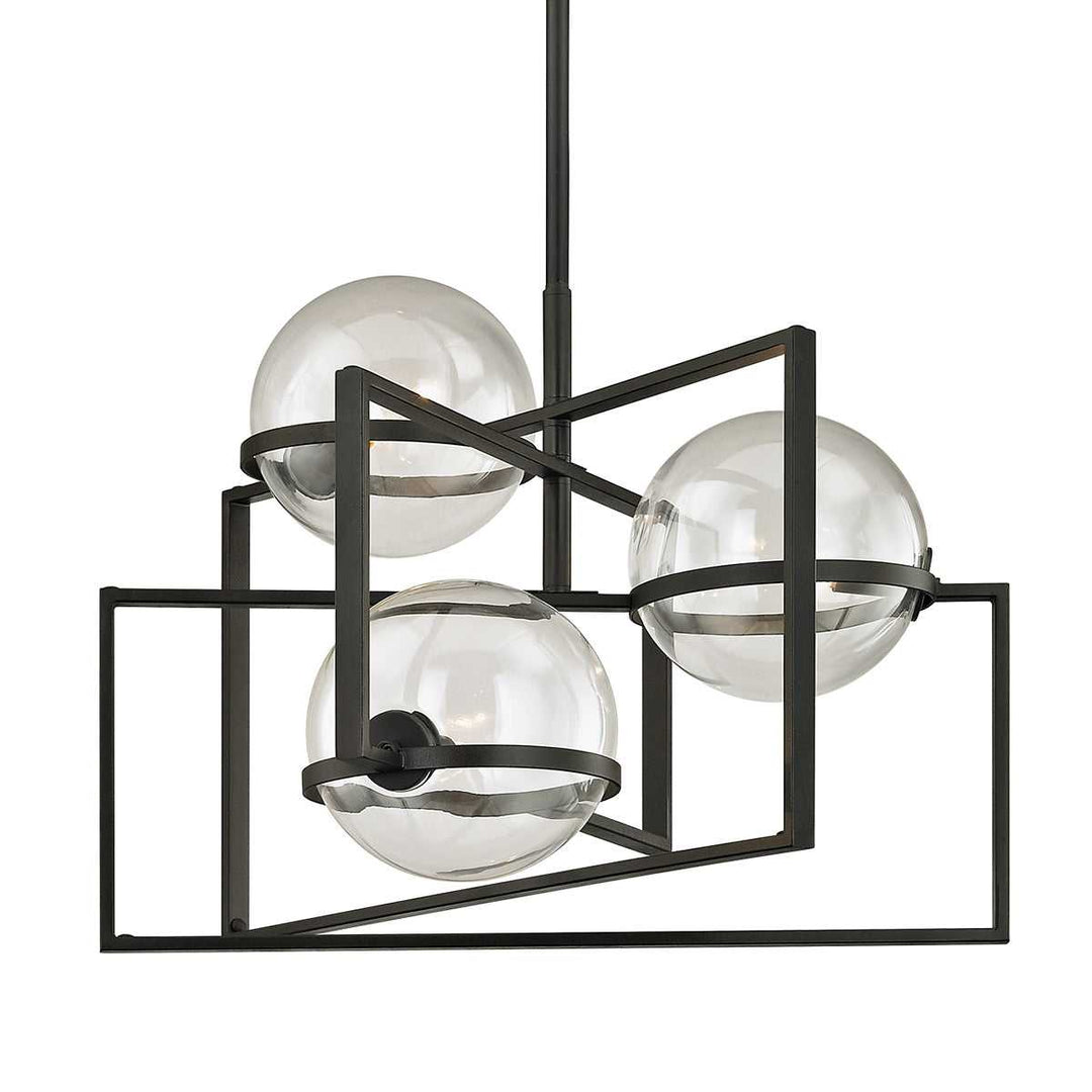 Troy Lighting Canada - F6223-TBK - Three Light Chandelier - Elliot - Texture Black