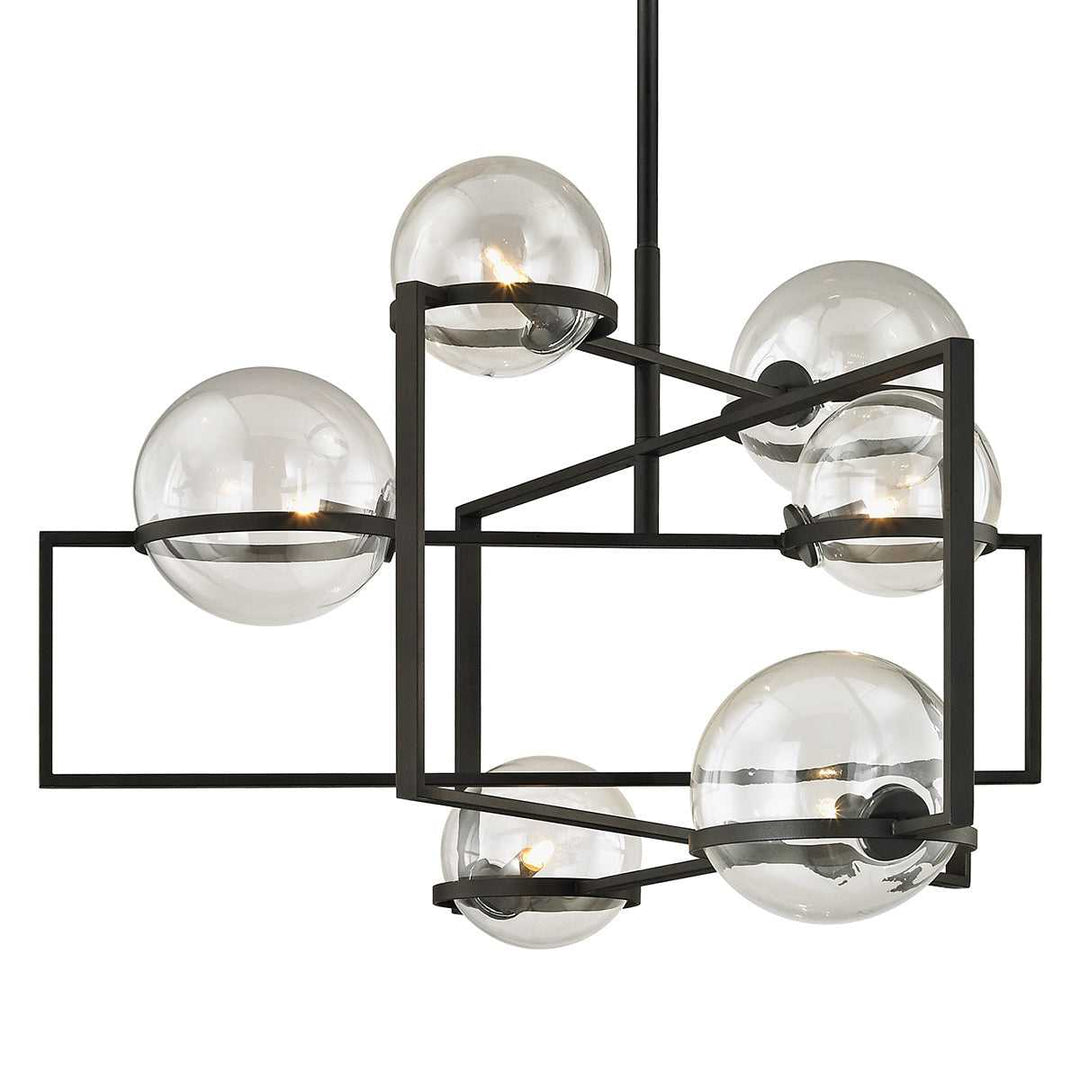 Troy Lighting Canada - F6226-TBK - Six Light Chandelier - Elliot - Textured Black