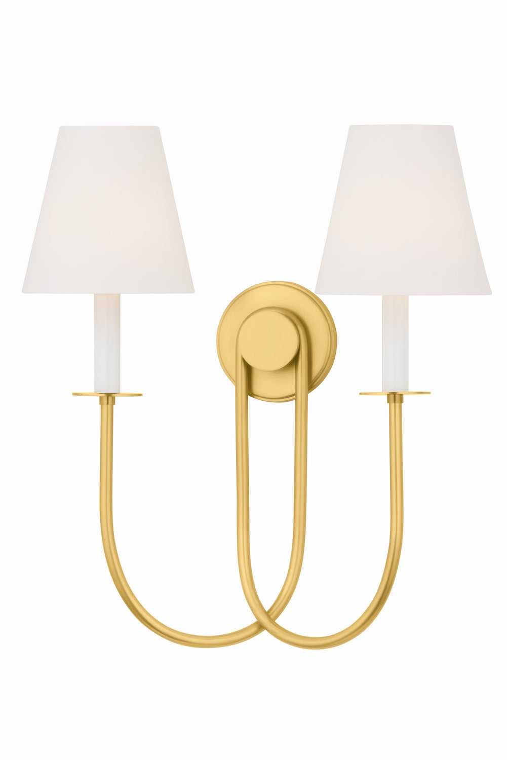 Hudson Valley Canada - 4082-AGB - Two Light Wall Sconce - Midtown - Aged Brass