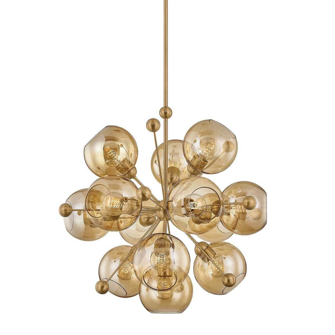 Troy Lighting Canada - F1232-PBR - 13 Light Chandelier - Ellory - Patina Brass