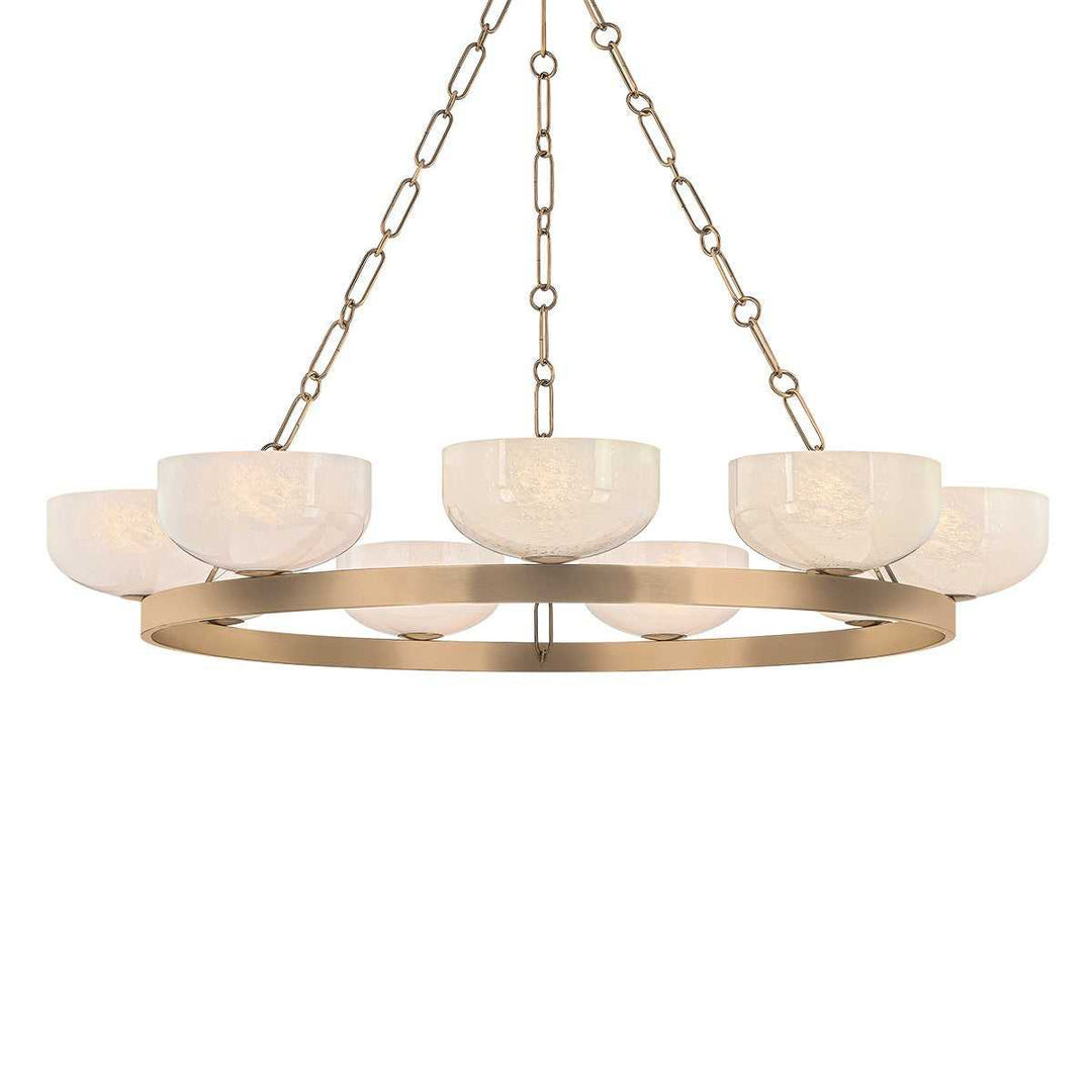 Troy Lighting Canada - F1345-PBR - Nine Light Chandelier - Caelum - Patina Brass