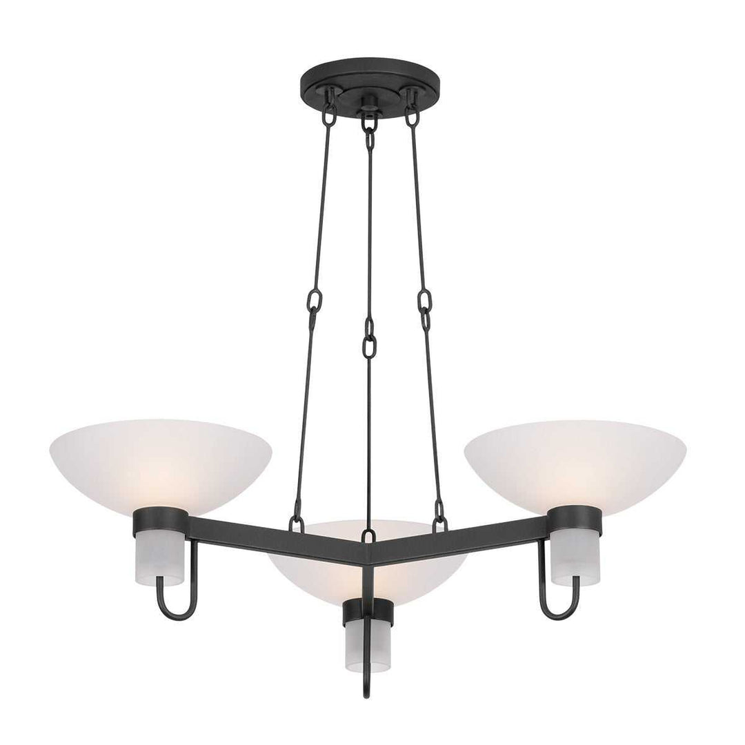 Troy Lighting Canada - F1730-TBZH - Three Light Chandelier - Arturo - Textured Bronze W/ Hl