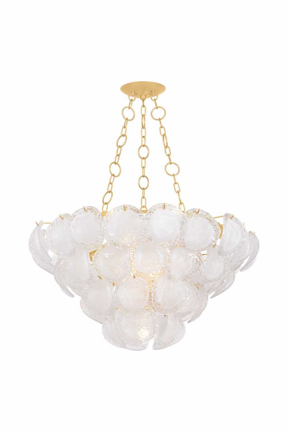 Hudson Valley Canada - 1339-VGL - Nine Light Chandelier - Cedar Hill - Vintage Gold Leaf