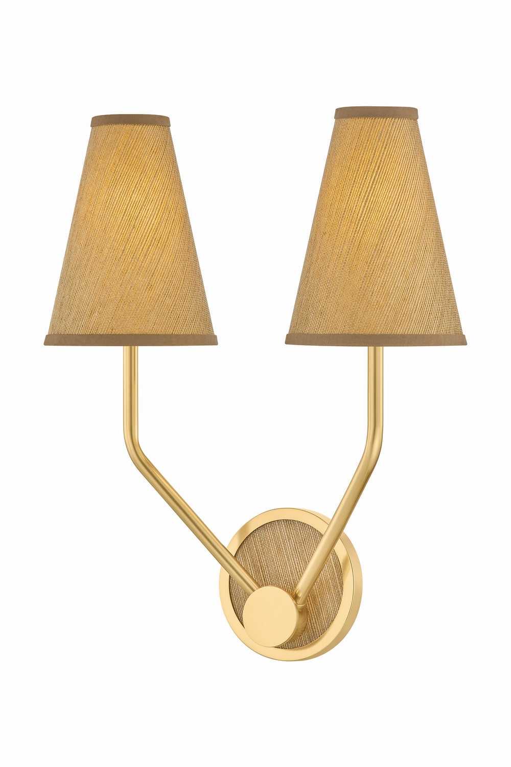 Hudson Valley Canada - 2452-AGB - Two Light Wall Sconce - Buskirk - Aged Brass