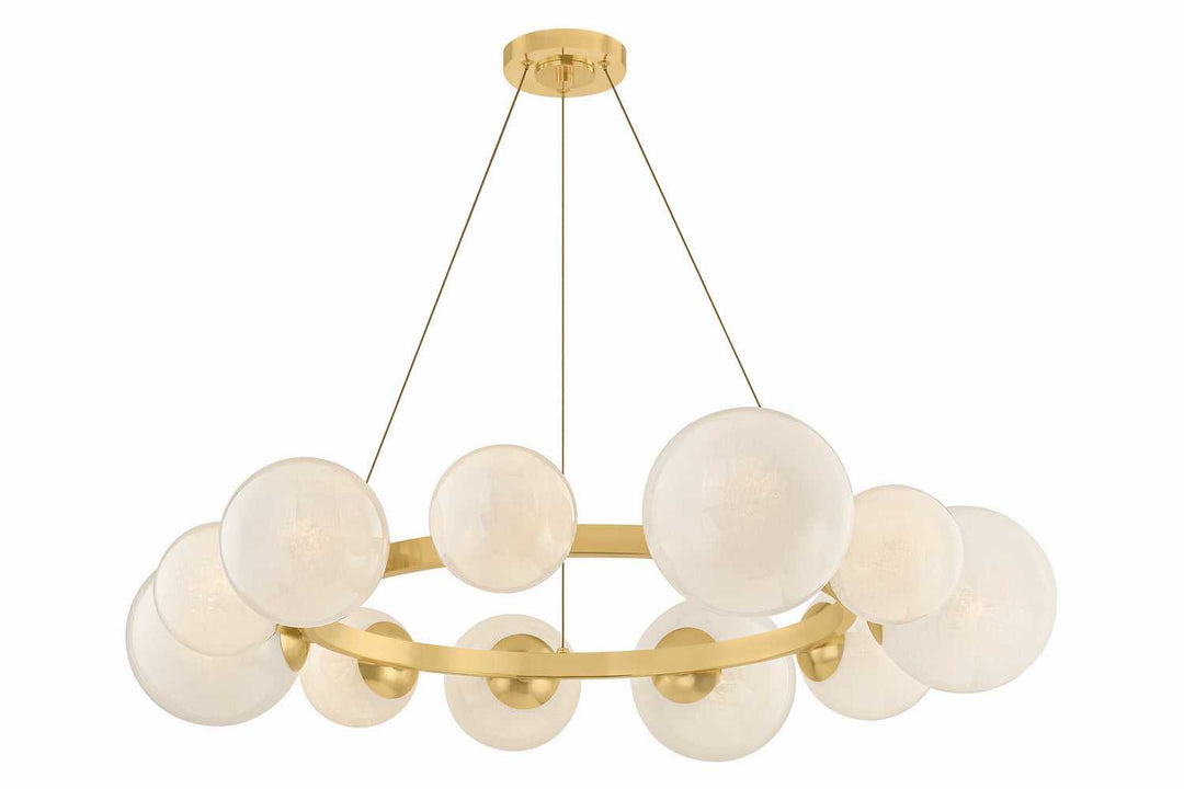 Hudson Valley Canada - 5540-AGB - 11 Light Chandelier - Pacama - Aged Brass