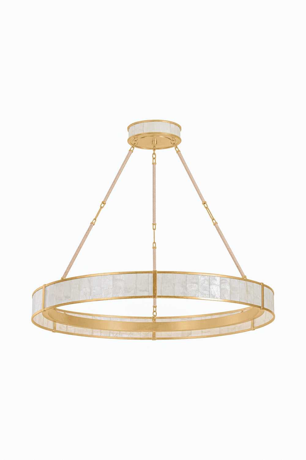 Hudson Valley Canada - 6942-VGL - LED Chandelier - Halcott - Vintage Gold Leaf