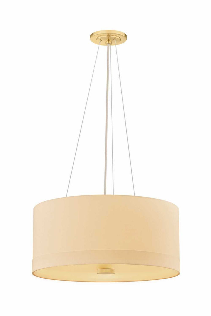 Hudson Valley Canada - 8923-AGB - Four Light Pendant - Ashland - Aged Brass
