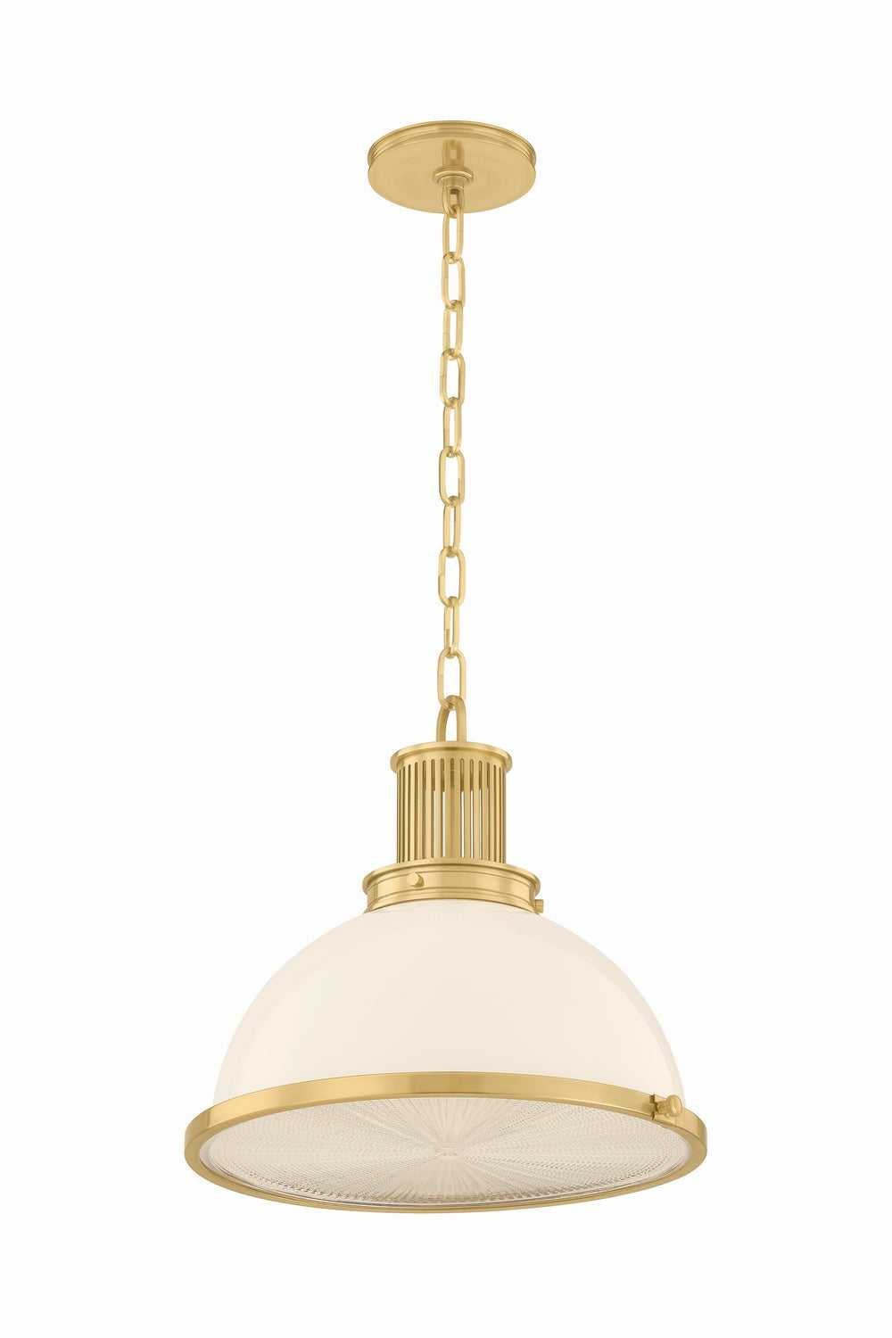 Hudson Valley Canada - 9315-AGB - One Light Pendant - Pinesbridge - Aged Brass
