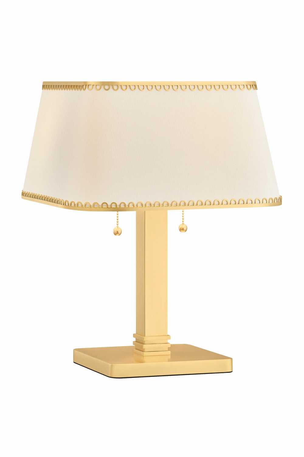 Hudson Valley Canada - AHL8419-AGB - Two Light Table Lamp - Claude - Aged Brass